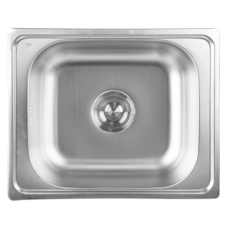 ZLEWOZMYWAK JEDOKOMOROWY STALOWY 38X33CM INOX ZLEW KUCHENNY GRANT 2 GATUNEK