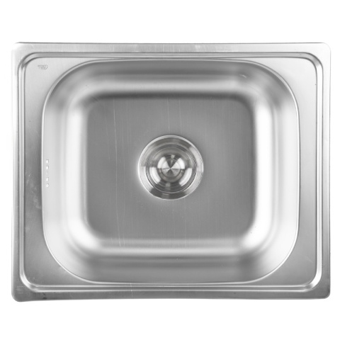 ZLEWOZMYWAK JEDOKOMOROWY STALOWY 38X33CM INOX ZLEW KUCHENNY GRANT 2 GATUNEK