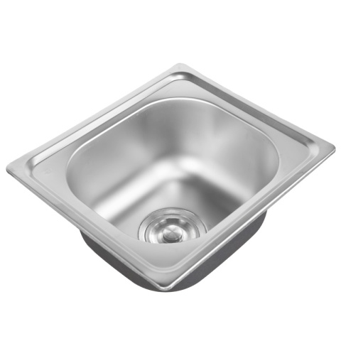 ZLEWOZMYWAK JEDOKOMOROWY STALOWY 38X33CM INOX ZLEW KUCHENNY GRANT 2 GATUNEK