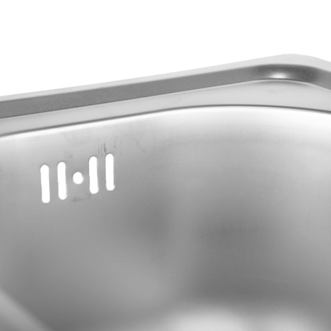 ZLEWOZMYWAK JEDOKOMOROWY STALOWY 38X33CM INOX ZLEW KUCHENNY GRANT 2 GATUNEK