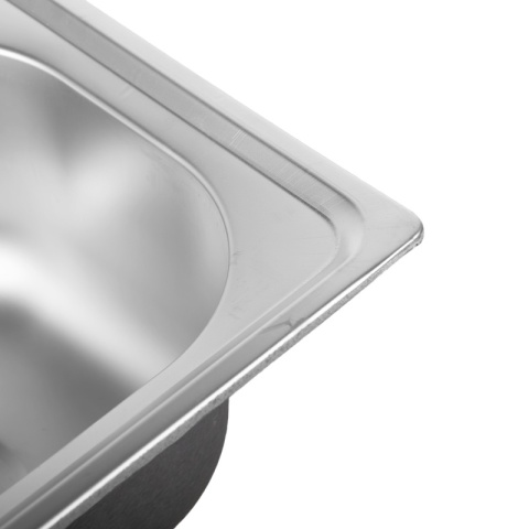 ZLEWOZMYWAK JEDOKOMOROWY STALOWY 38X33CM INOX ZLEW KUCHENNY GRANT 2 GATUNEK