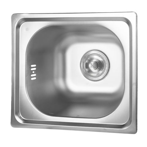 ZLEWOZMYWAK JEDOKOMOROWY STALOWY 38X33CM INOX ZLEW KUCHENNY GRANT 2 GATUNEK