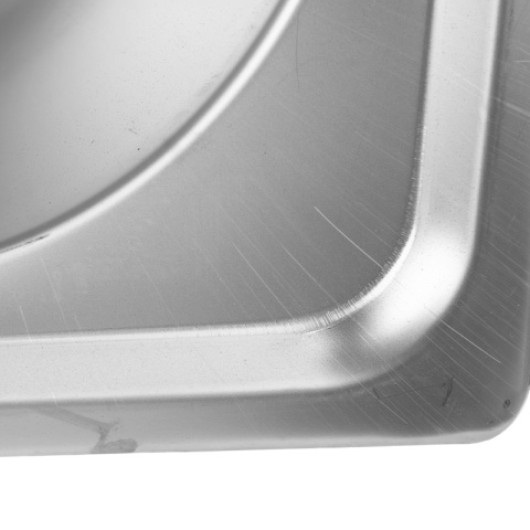 ZLEWOZMYWAK JEDOKOMOROWY STALOWY 38X33CM INOX ZLEW KUCHENNY GRANT 2 GATUNEK