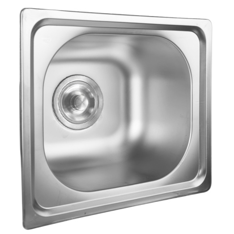 ZLEWOZMYWAK JEDOKOMOROWY STALOWY 38X33CM INOX ZLEW KUCHENNY GRANT 2 GATUNEK