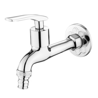 BATERIA ŚCIENNA DO WODY ZIMNEJ LUB ZMIESZANEJ 2 KONCÓWKI KRAN ALI-CH CHROM