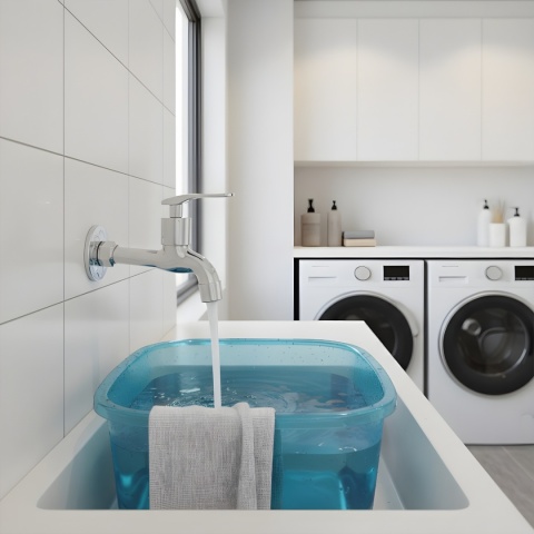 BATERIA ŚCIENNA DO WODY ZIMNEJ LUB ZMIESZANEJ 2 KONCÓWKI KRAN ALI-CH CHROM