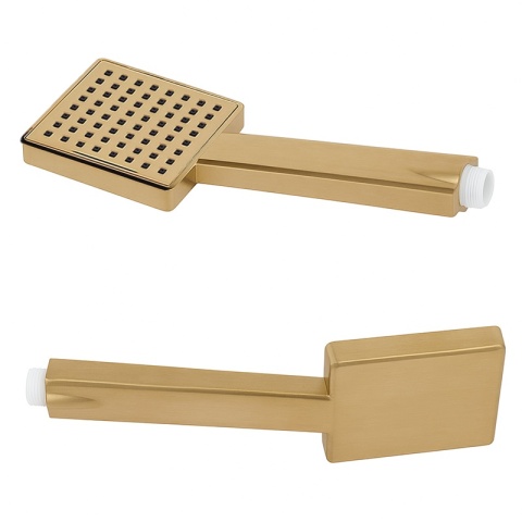 BATERIA WANNOWA ŚCIENNA PRYSZNICOWA ŁAZIENKOWA F305 SZCZOTKOWANE ZŁOTO