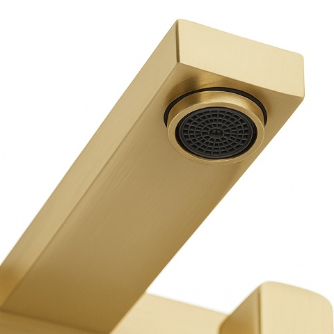 BATERIA WANNOWA ŚCIENNA PRYSZNICOWA ŁAZIENKOWA F305 SZCZOTKOWANE ZŁOTO