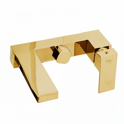 BATERIA WANNOWA ŚCIENNA PRYSZNICOWA ŁAZIENKOWA ZESTAW F305-GL ZŁOTA