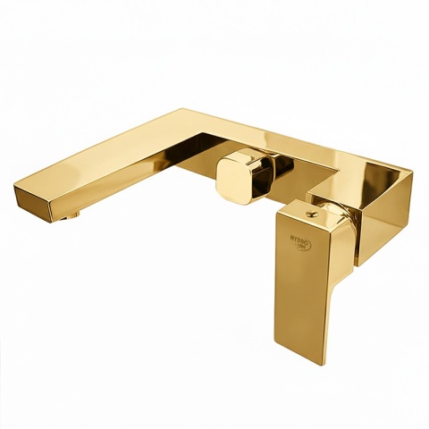 BATERIA WANNOWA ŚCIENNA PRYSZNICOWA ŁAZIENKOWA ZESTAW F305-GL ZŁOTA