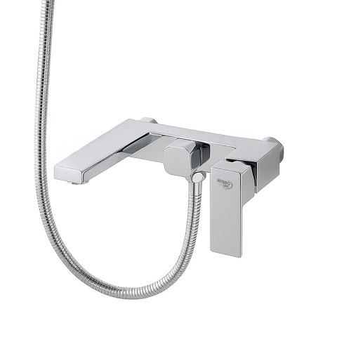 BATERIA WANNOWA ŚCIENNA PRYSZNICOWA NATRYSKOWA ZESTAW F305A CHROM