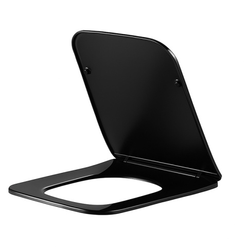 DESKA SEDESOWA WC WOLNOOPADAJĄCA CV-BL-09 SLIM CZARNA DUROPLAST