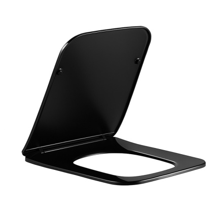 DESKA SEDESOWA WC WOLNOOPADAJĄCA CV-BL-09 SLIM CZARNA DUROPLAST