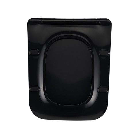 DESKA SEDESOWA WC WOLNOOPADAJĄCA CV-BL-09 SLIM CZARNA DUROPLAST