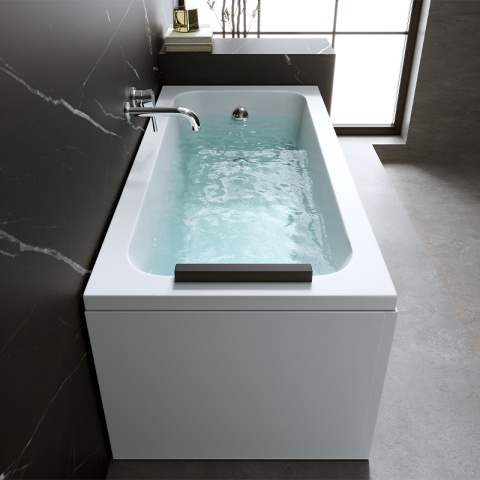 ZAGŁÓWEK PODUSZKA DO WANNY PRZYSSAWKI CZARNY LUVO-BL 31x13,5