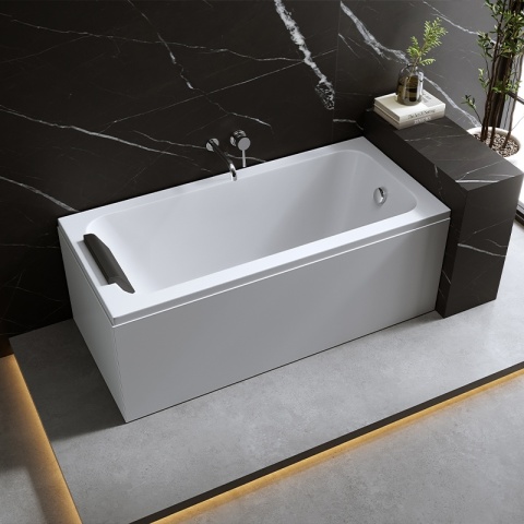 ZAGŁÓWEK PODUSZKA DO WANNY PRZYSSAWKI CZARNY LUVO-BL 31x13,5