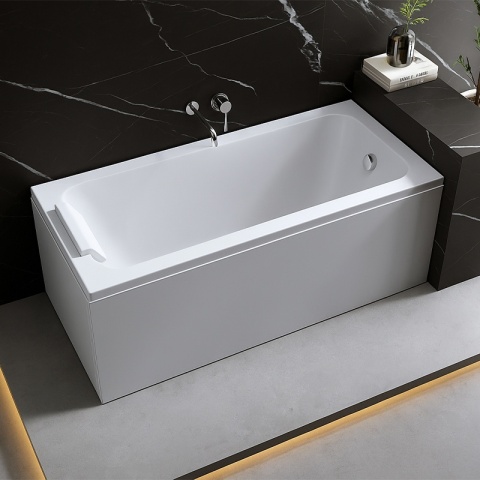 ZAGŁÓWEK PODUSZKA DO WANNY PRZYSSAWKI BIAŁY LUVO-WH 31x13,5