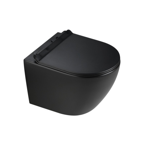 ZESTAW PODTYNKOWY WC STELAŻ TECE MISKA MIZU-MTB-RIM-01 PRZYCISK TC-9240400 BIAŁY POŁYSK