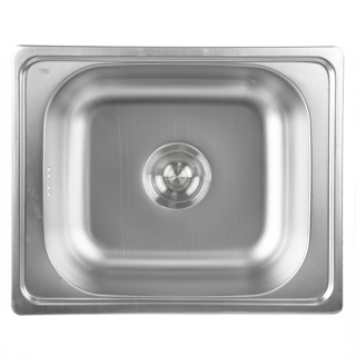 ZLEWOZMYWAK JEDNOKOMOROWY STALOWY 50X40CM INOX ZLEW KUCHENNY BARD 2 GATUNEK