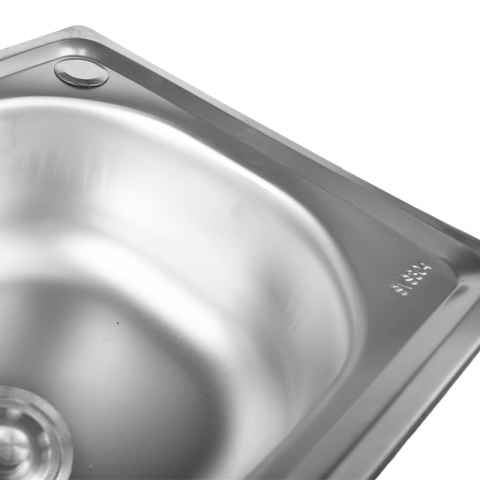 ZLEWOZMYWAK JEDNOKOMOROWY STALOWY 48X35 INOX ZLEW KUCHENNY SILVIO 2 GATUNEK