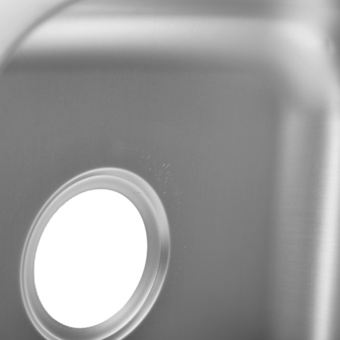 ZLEWOZMYWAK JEDNOKOMOROWY STALOWY 48X35 INOX ZLEW KUCHENNY SILVIO 2 GATUNEK