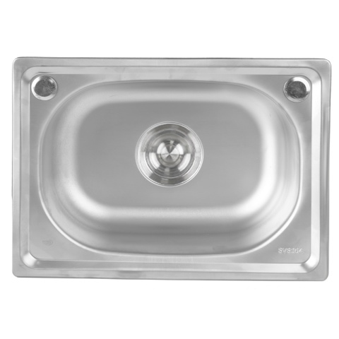 ZLEWOZMYWAK JEDNOKOMOROWY STALOWY 48X35 INOX ZLEW KUCHENNY SILVIO 2 GATUNEK