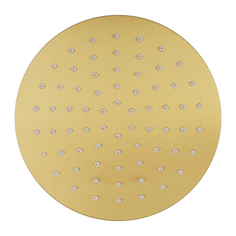 BATERIA PRYSZNICOWA ŁAZIENKOWA Z DESZCZOWNICĄ LAILA ZŁOTA SZCZOTKOWANA