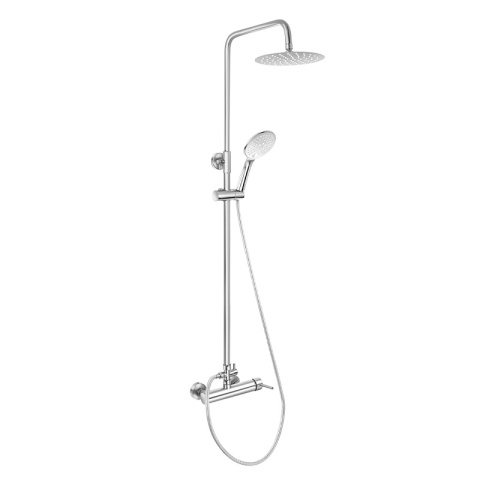 BATERIA PRYSZNICOWA ŁAZIENKOWA ZESTAW Z DESZCZOWNICĄ NATRYSKOWA LAILA CHROM
