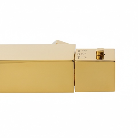 BATERIA WANNOWA ŚCIENNA PRYSZNICOWA ŁAZIENKOWA Z TERMOSTATEM T202-GL ZŁOTA