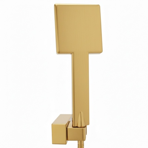 BATERIA WANNOWA ŚCIENNA PRYSZNICOWA Z TERMOSTATEM T202 ZŁOTA SZCZOTKOWANA