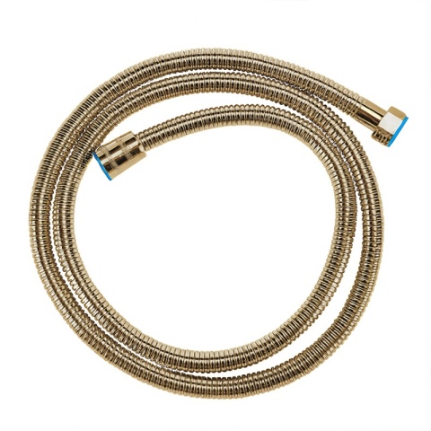 BATERIA WANNOWA ŚCIENNA PRYSZNICOWA Z TERMOSTATEM T202 ZŁOTA SZCZOTKOWANA