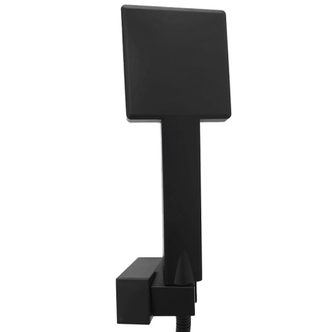 BATERIA WANNOWA ŚCIENNA PRYSZNICOWA ZESTAW Z TERMOSTATEM T202B-BL CZARNA