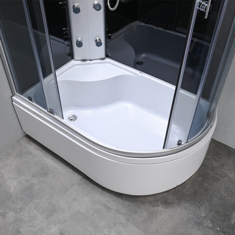 KABINA PRYSZNICOWA Z HYDROMASAŻEM WSH7306L LEWA 120x80 CM