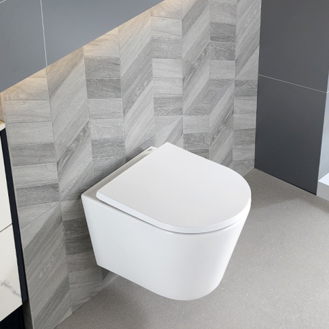 ZESTAW PODTYNKOWY WC STELAŻ TECE MISKA PRIMA-WH-TR-02 PRZYCISK TC-9240407 CZARNY MAT