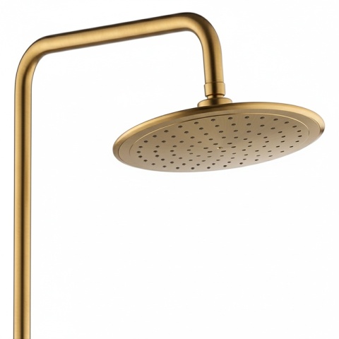 BATERIA PRYSZNICOWA ŁAZIENKOWA ZESTAW Z DESZCZOWNICĄ ADA ZŁOTA SZCZOTKOWANA
