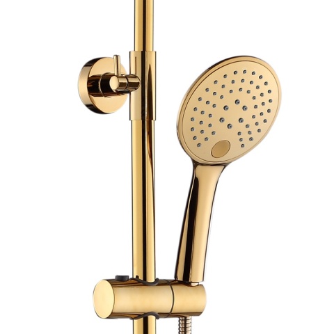 BATERIA PRYSZNICOWA ŁAZIENKOWA ZESTAW Z DESZCZOWNICĄ NATRYSKOWA ADA ZŁOTA