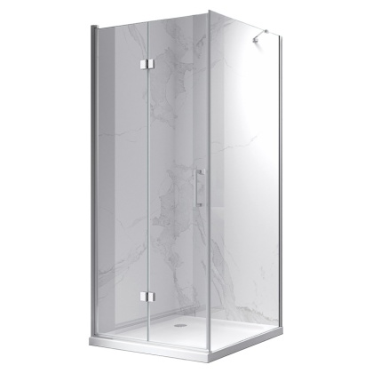 KABINA PRYSZNICOWA KWADRATOWA ZES-KZ20C-90 CHROM 90x90 CM