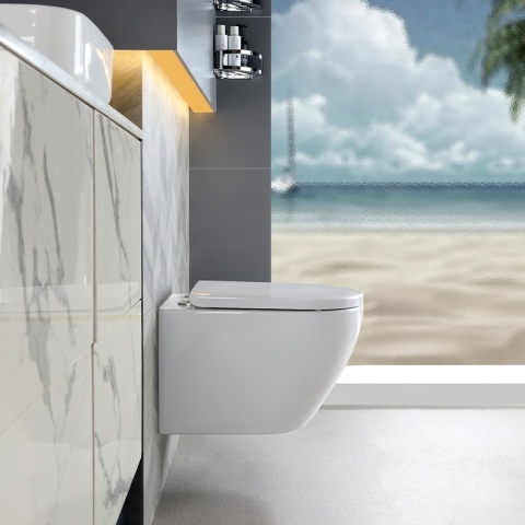 ZESTAW PODTYNKOWY WC STELAŻ TECE MISKA MIZU-WH-TR-02 PRZYCISK TC-9240407 CZARNY MAT