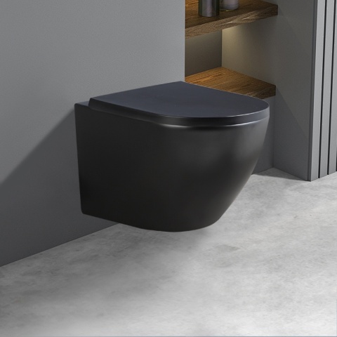 ZESTAW PODTYNKOWY WC STELAŻ TECE MISKA PEAK-MTB-RIM-02 PRZYCISK TC-9240400 BIAŁY POŁYSK