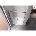 Drzwi Prysznicowe Przesuwne KZ09C Chrom 115-120cm szkło 8mm