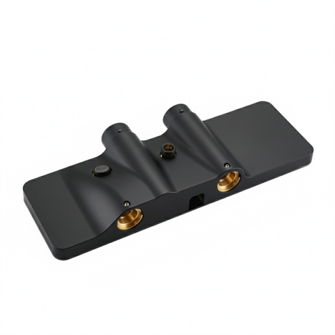 BATERIA PRYSZNICOWA ŁAZIENKOWA ZESTAW Z DESZCZOWNICĄ NATRYSKOWA F13 CZARNA