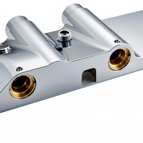 BATERIA PRYSZNICOWA ŁAZIENKOWA ZESTAW Z DESZCZOWNICĄ NATRYSKOWA F13A CHROM