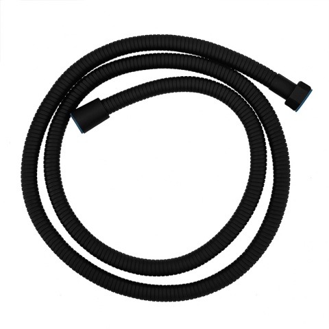 BATERIA WANNOWA ŚCIENNA PRYSZNICOWA NATRYSKOWA ZESTAW F302B-BL CZARNA