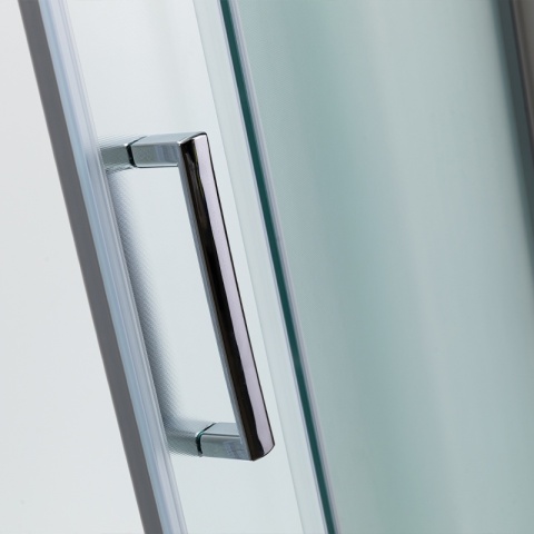 KABINA PRYSZNICOWA Z BRODZIKIEM MAJA LEWA MROŻONE SZKŁO CHROM 115x85CM 5MM