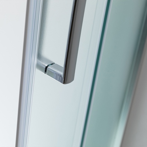 KABINA PRYSZNICOWA Z BRODZIKIEM MAJA PRAWA MROŻONE SZKŁO CHROM 115x85CM 5MM