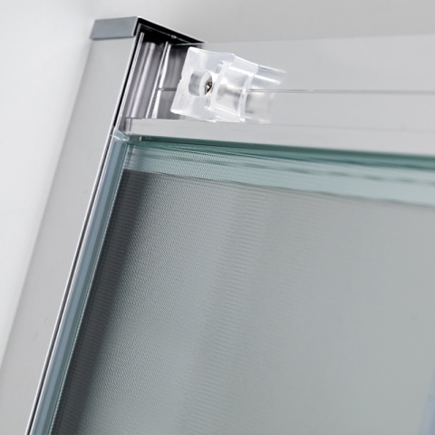 KABINA PRYSZNICOWA Z BRODZIKIEM MAJA PRAWA MROŻONE SZKŁO CHROM 115x85CM 5MM