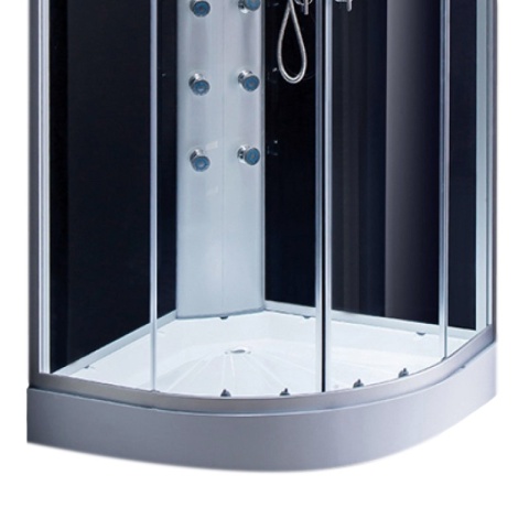 KABINA PRYSZNICOWA Z HYDROMASAŻEM WSH7602B 100x100 CM