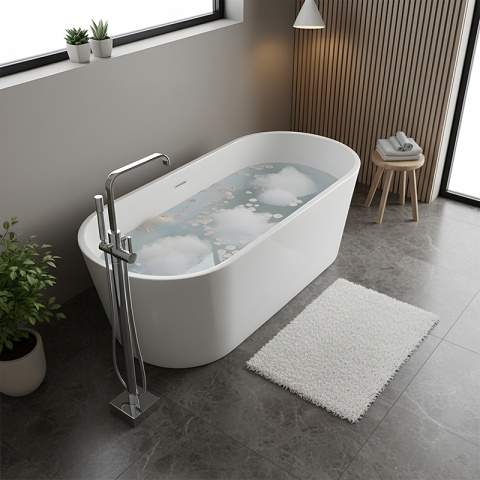 BATERIA ŁAZIENKOWA WOLNOSTOJĄCA F2036A CHROM