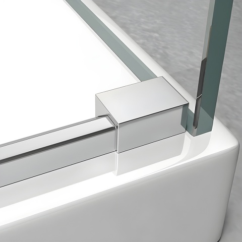 KABINA PRYSZNICOWA PROSTOKĄTNA ZES-KZ22B-110X80 CHROM 110X80 CM 8 MM