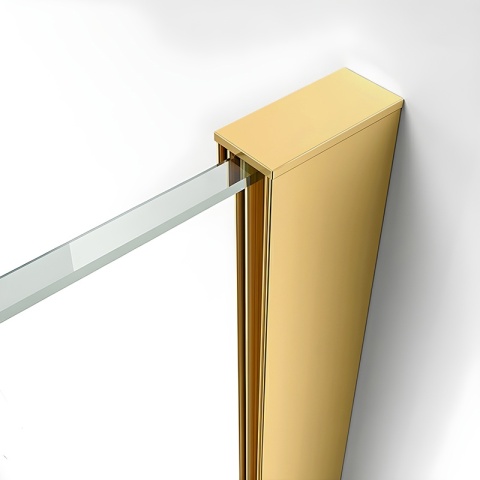 KABINA PRYSZNICOWA PROSTOKĄTNA ZES-KZ22C-GL-120X80 ZŁOTA 120X80 CM 8 MM